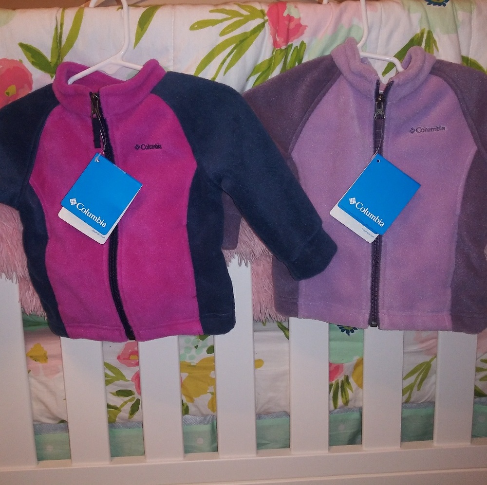 Baby girls Columbia jackets